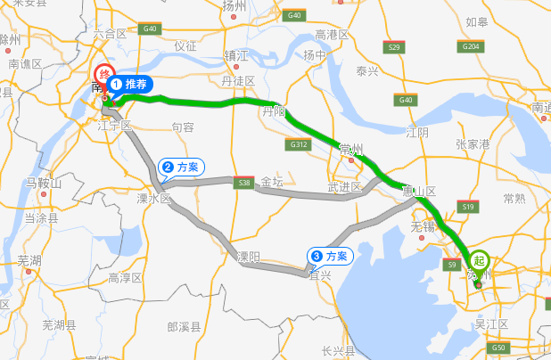 張家港到南京物流專線行駛路線